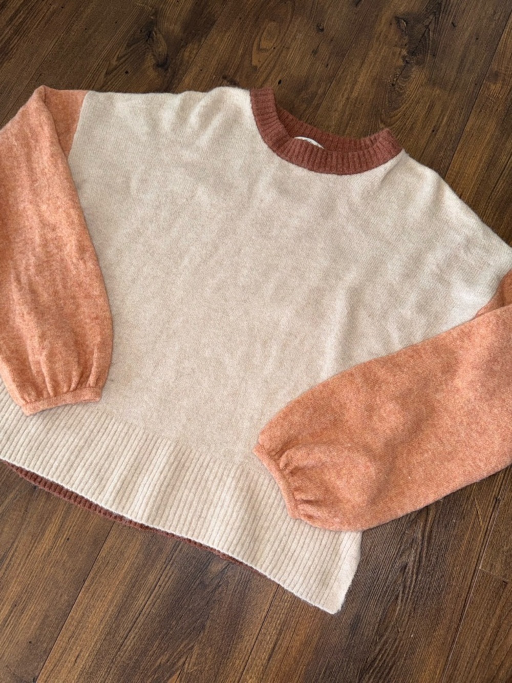 Madewell Alpaca Blend Colorblock Payton Pullover Sweater in Coziest Yarn Medium - Picture 2 of 5